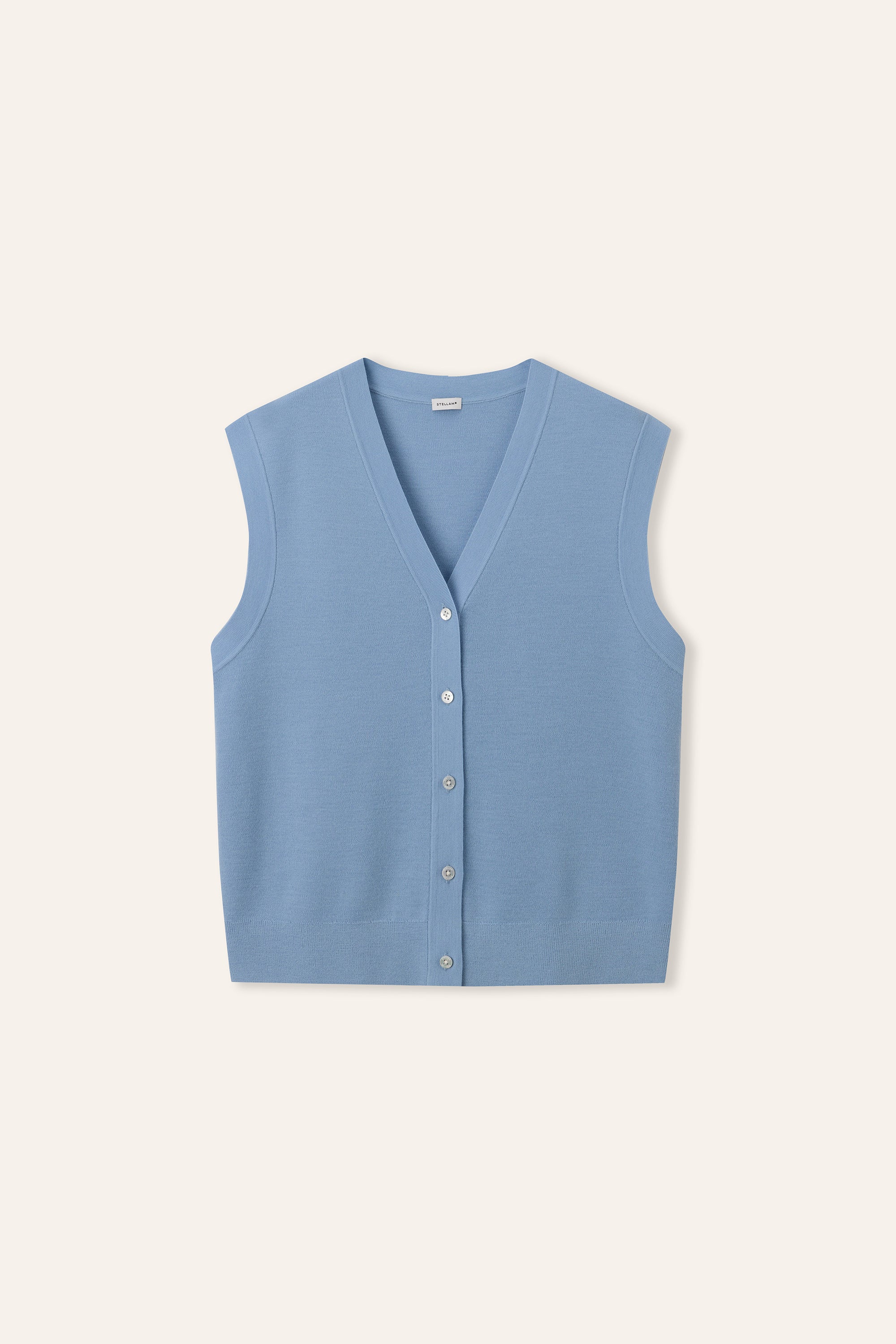 FAIRLADY羊毛背心（浅蓝色）