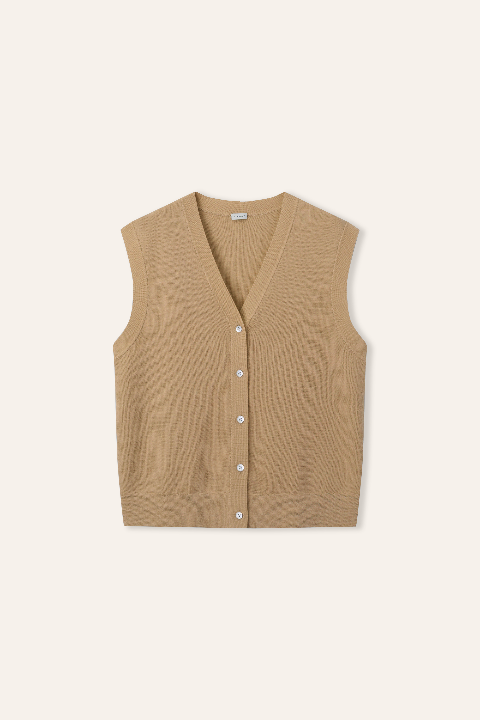 FAIRLADY羊毛背心（卡其色）