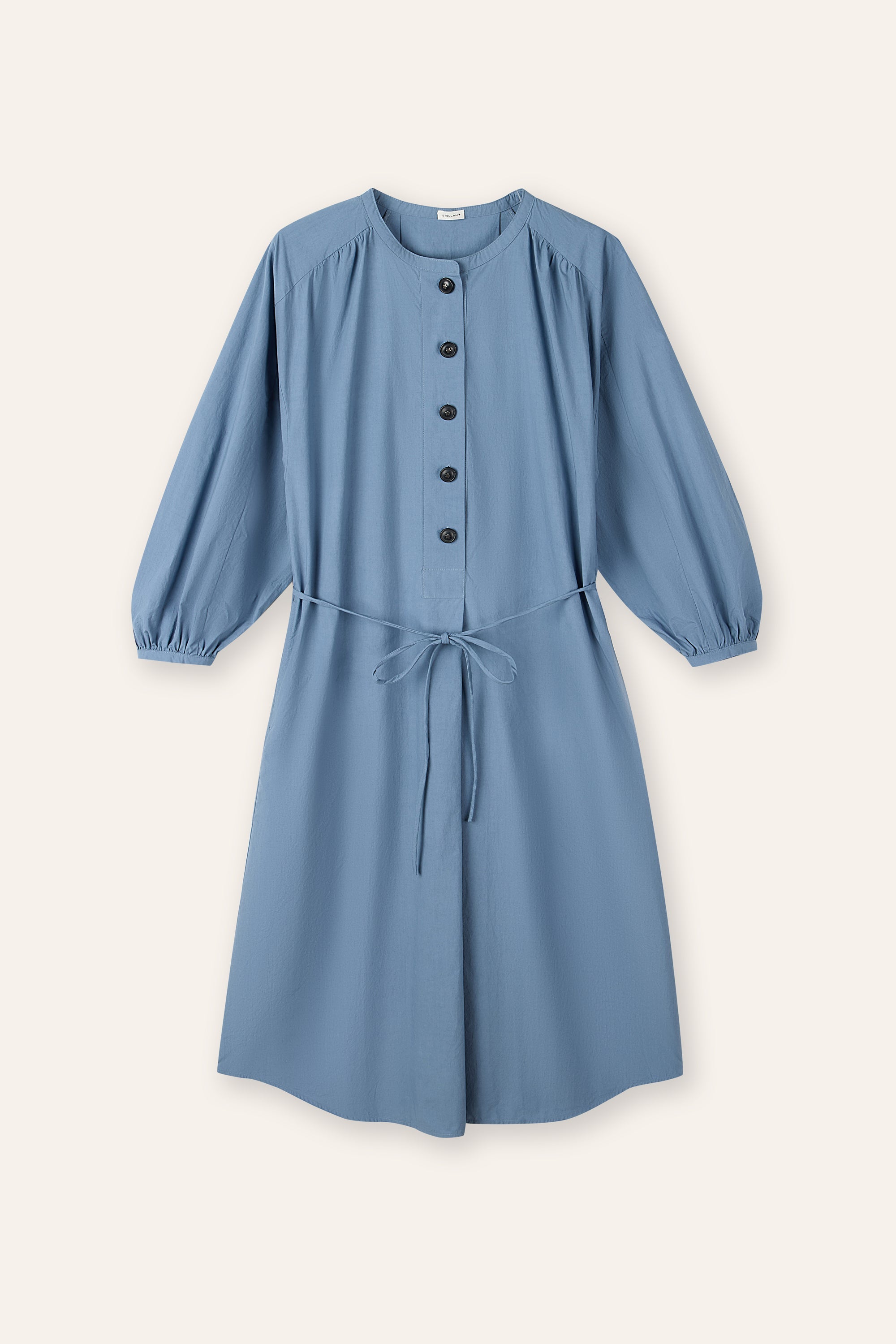 DODO 比马棉连身裙（牛仔蓝）